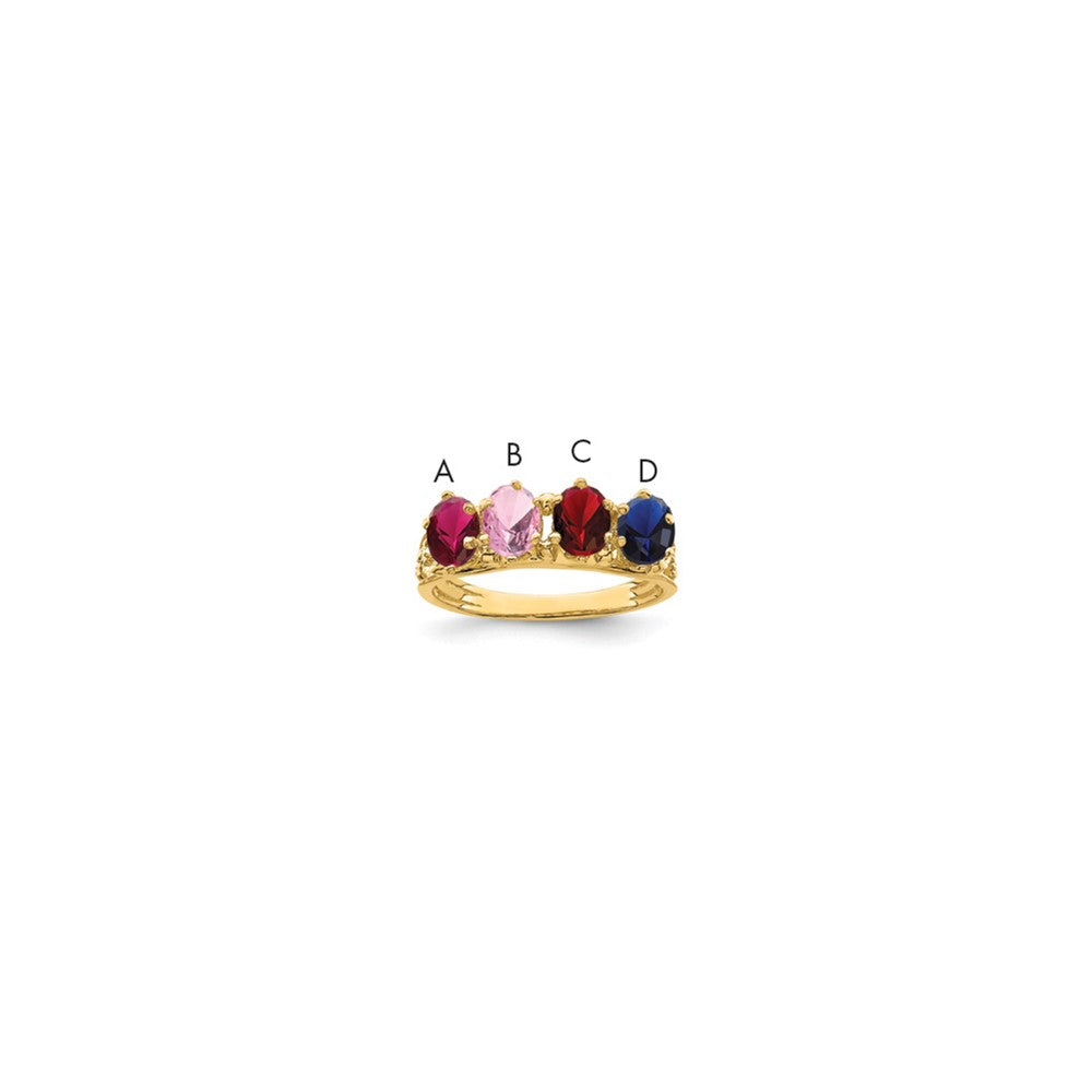Birthstone Mother's Ring — Genuine Stones