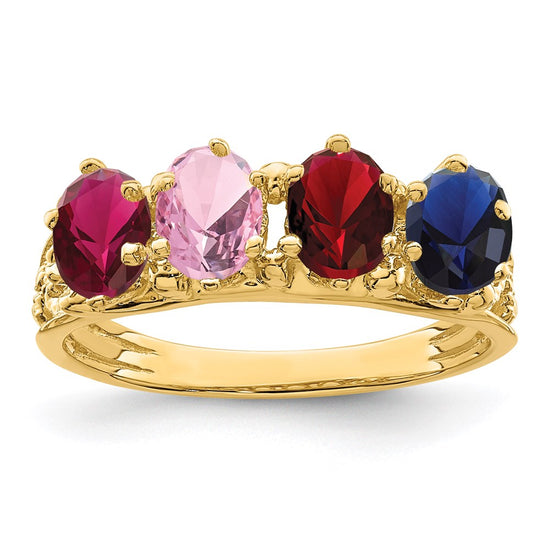 Birthstone Mother's Ring — Genuine Stones