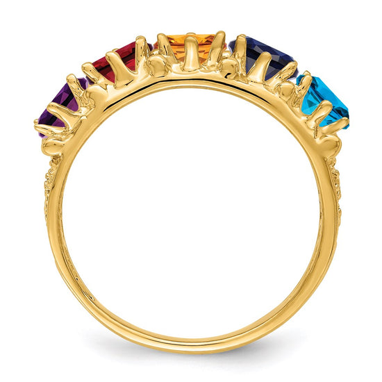 Birthstone Mother's Ring — Genuine Stones