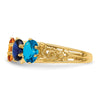 Birthstone Mother's Ring — Synthetic Stones