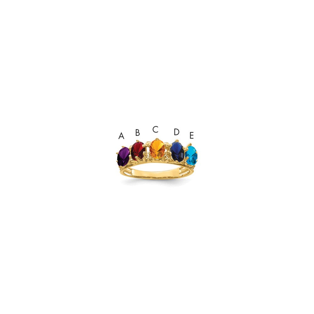 Birthstone Mother's Ring — Genuine Stones