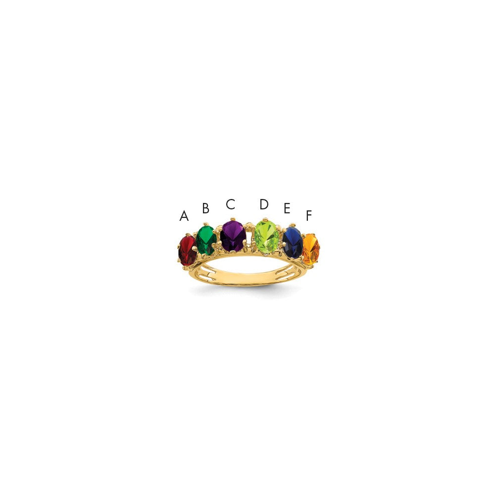 Birthstone Mother's Ring — Genuine Stones