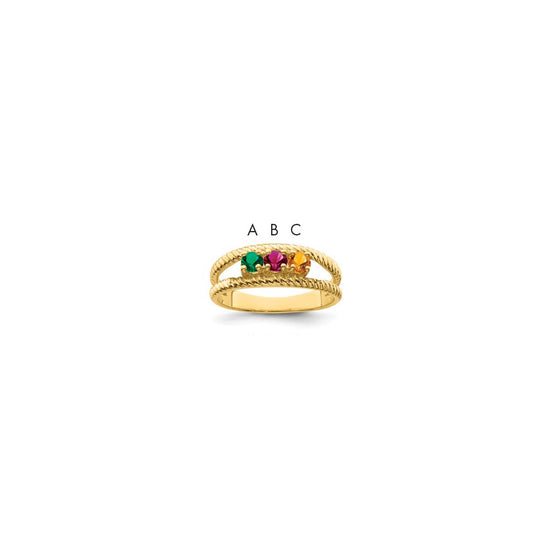 Family Jewelry Rings — Genuine Stones