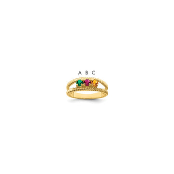 Family Jewelry Rings — Genuine Stones