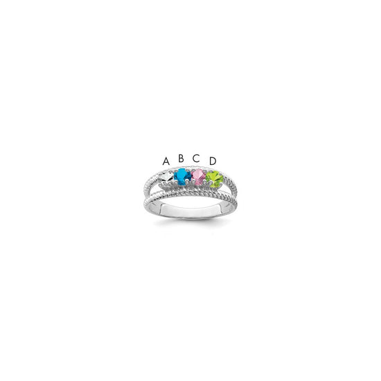 Family Jewelry Rings — Genuine Stones