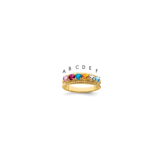 Family Jewelry Rings — Genuine Stones