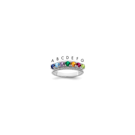 Family Jewelry Rings — Genuine Stones