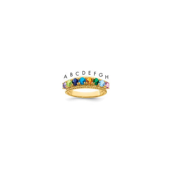 Family Jewelry Rings — Genuine Stones