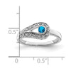 Birthstone and Diamond Mother's Ring