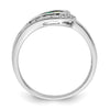 Birthstone and Diamond Mother's Ring
