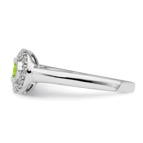 Birthstone and Diamond Mother's Ring
