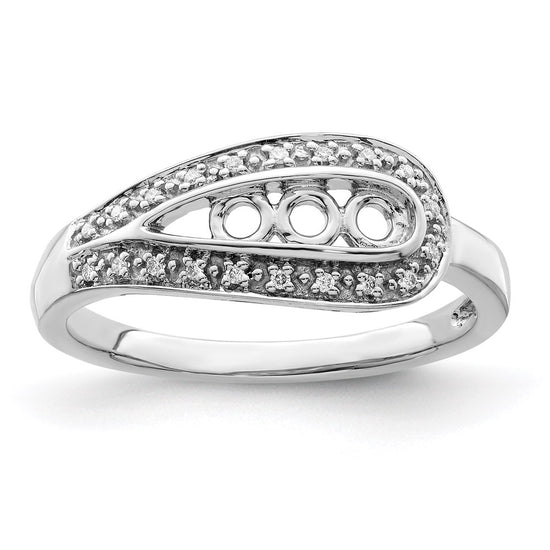 Birthstone and Diamond Mother's Ring