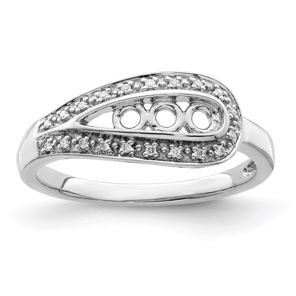 Birthstone and Diamond Mother's Ring