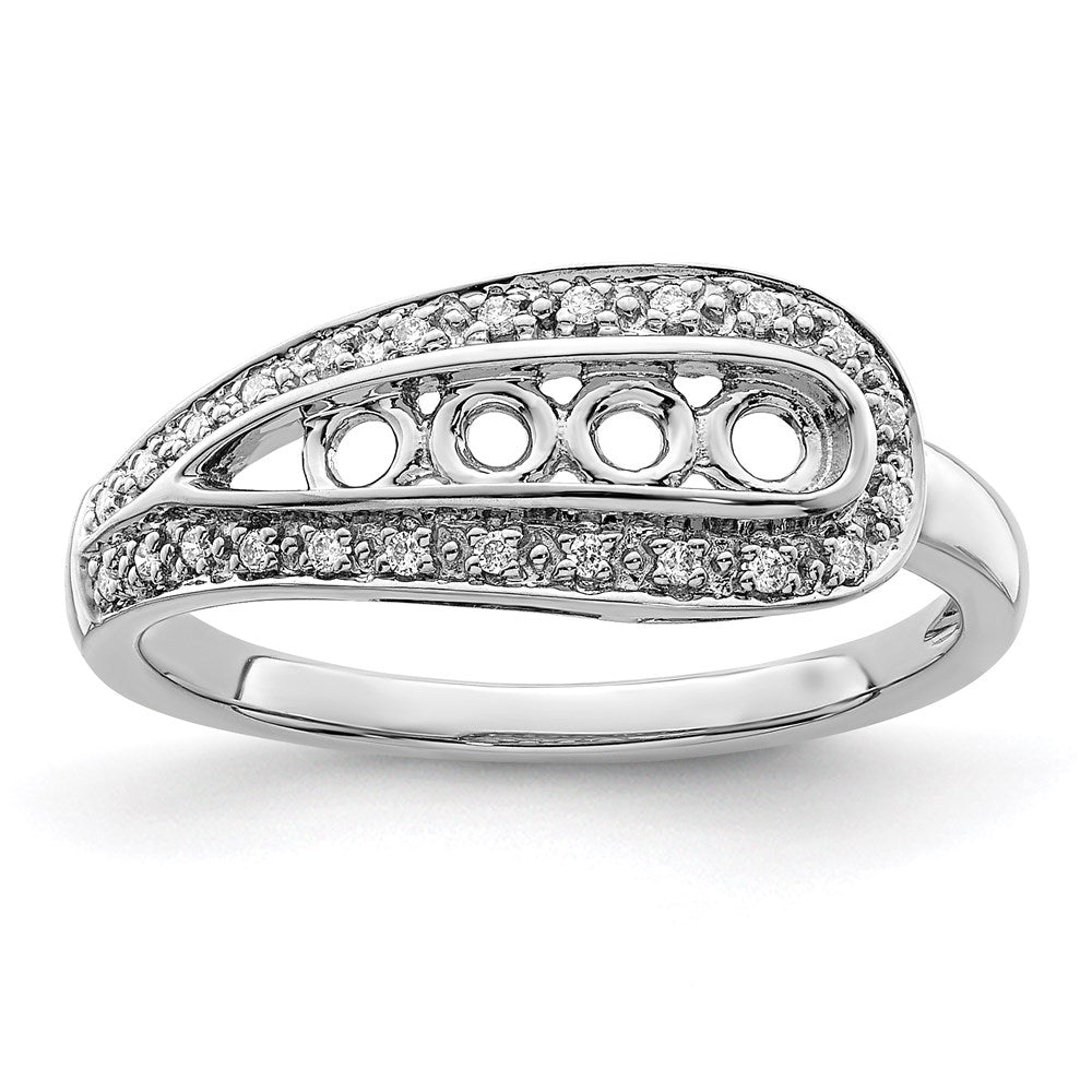 Birthstone and Diamond Mother's Ring
