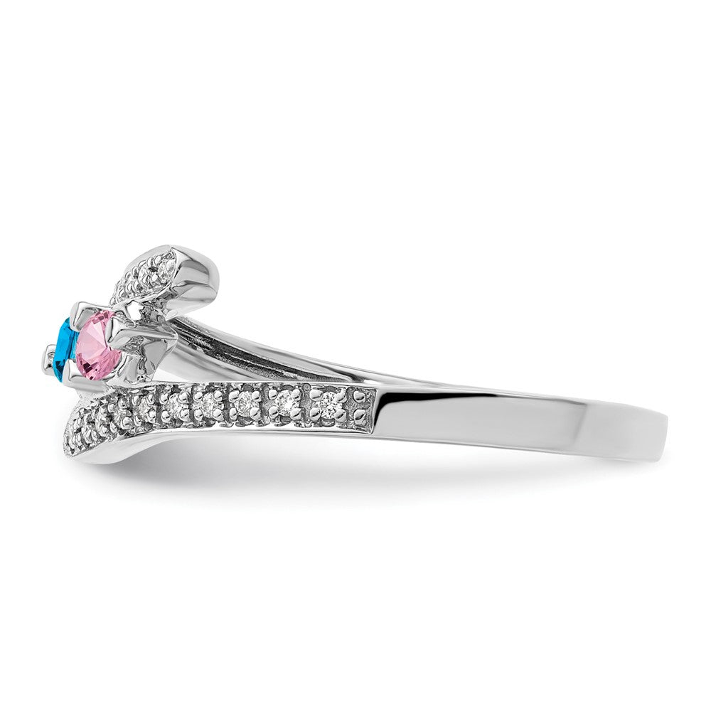 Family Jewelry Diamond Semi-Set Ring