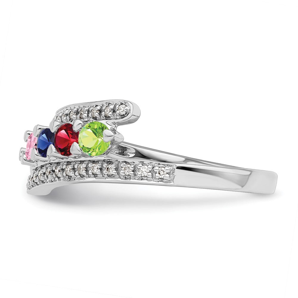 Family Jewelry Diamond Semi-Set Ring