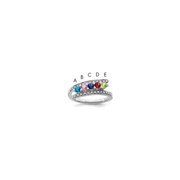 Family Jewelry Diamond Semi-Set Ring