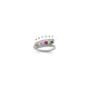 14K Mother's Ring with Diamonds and Either Genuine or Synthetic Stones (1 to 6 stones)