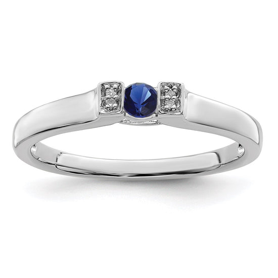 Birthstone and Diamond Mother's Ring Semi-Mount