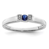 Birthstone and Diamond Mother's Ring Semi-Mount