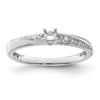 Family Jewelry Diamond Semi-Set Ring