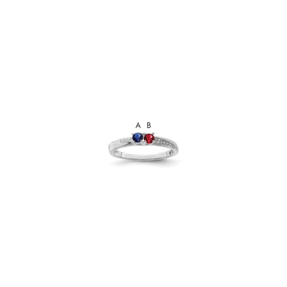 Family Jewelry Diamond Semi-Set Ring