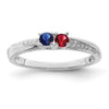 Family Jewelry Diamond Semi-Set Ring