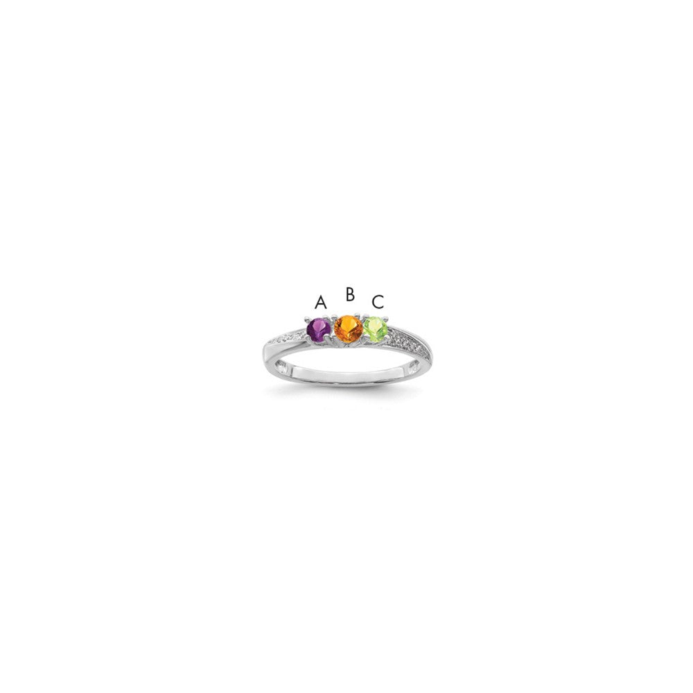 Family Jewelry Diamond Semi-Set Ring