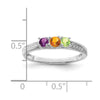 Family Jewelry Diamond Semi-Set Ring