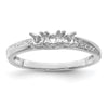 Family Jewelry Diamond Semi-Set Ring