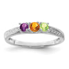 Family Jewelry Diamond Semi-Set Ring