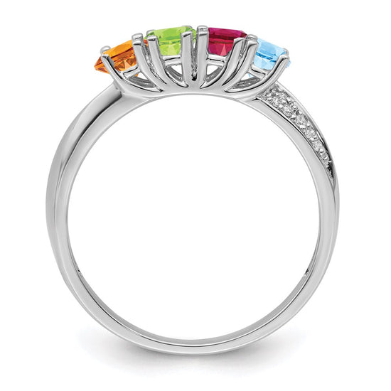 Family Jewelry Diamond Semi-Set Ring