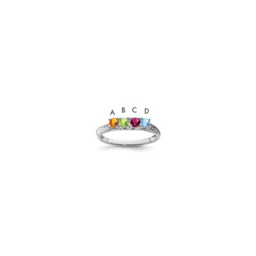 Family Jewelry Diamond Semi-Set Ring