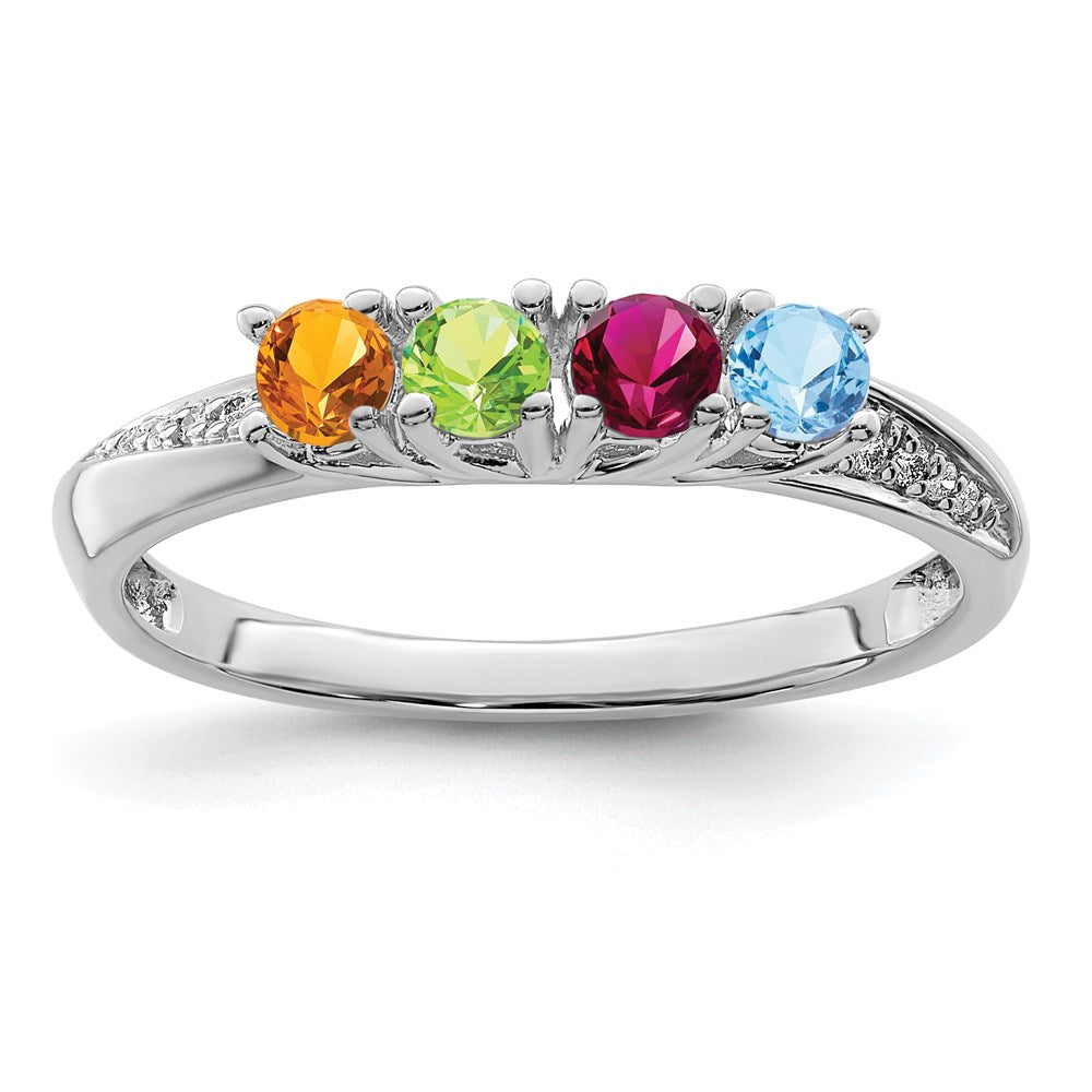 Family Jewelry Diamond Semi-Set Ring