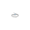 Birthstone and Diamond Mother's Ring Semi-Mount