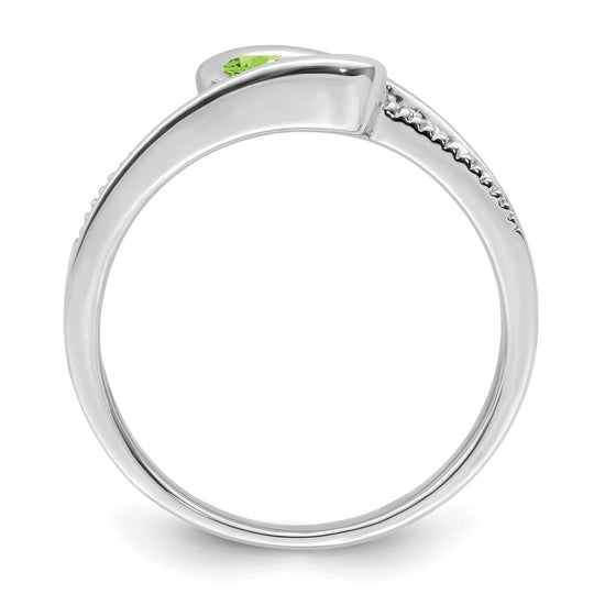 Birthstone and Diamond Mother's Ring Semi-Mount