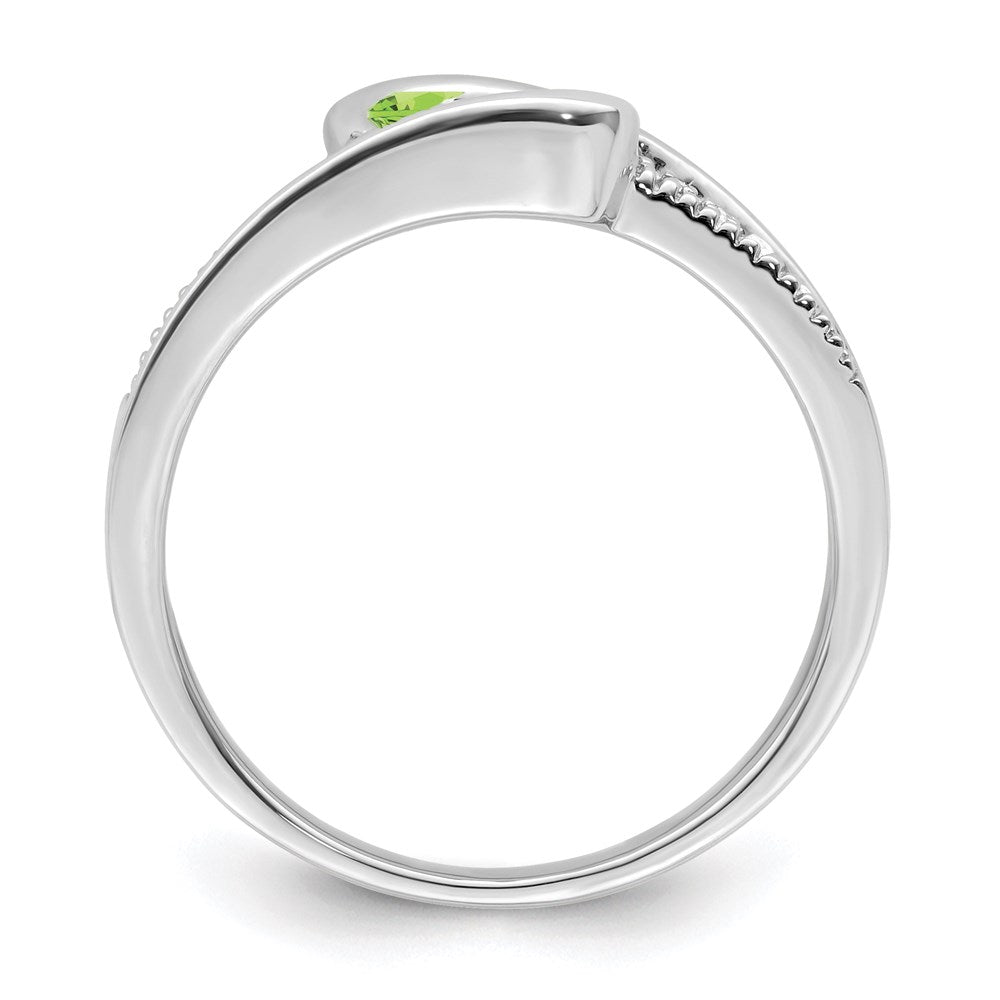 Birthstone and Diamond Mother's Ring Semi-Mount
