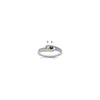 Birthstone and Diamond Mother's Ring Semi-Mount