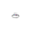 Birthstone and Diamond Mother's Ring Semi-Mount