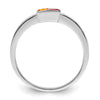 Birthstone and Diamond Mother's Ring Semi-Mount