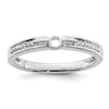 Birthstone and Diamond Mother's Ring — Synthetic Stones