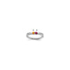 Birthstone and Diamond Mother's Ring — Genuine Stones