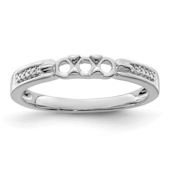 Birthstone and Diamond Mother's Ring — Synthetic Stones