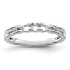 Birthstone and Diamond Mother's Ring — Synthetic Stones