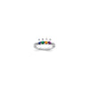 Birthstone and Diamond Mother's Ring — Genuine Stones