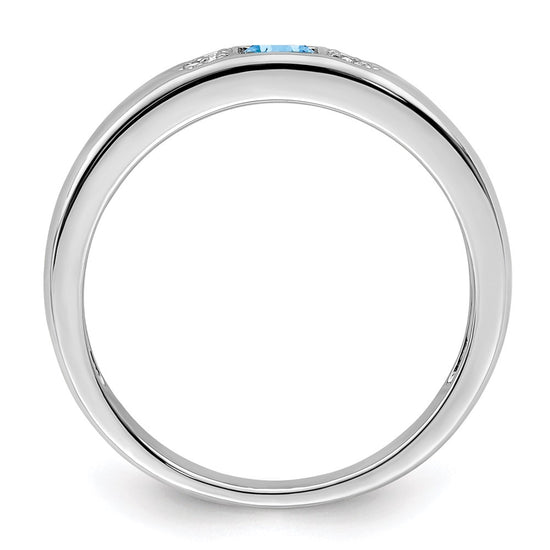 Birthstone and Diamond Mother's Ring Semi-Mount