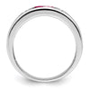 Birthstone and Diamond Mother's Ring Semi-Mount