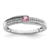Birthstone and Diamond Mother's Ring