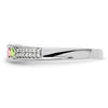 Birthstone and Diamond Mother's Ring