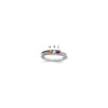 Birthstone and Diamond Mother's Ring